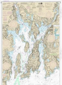 Map of Narragansett Bay